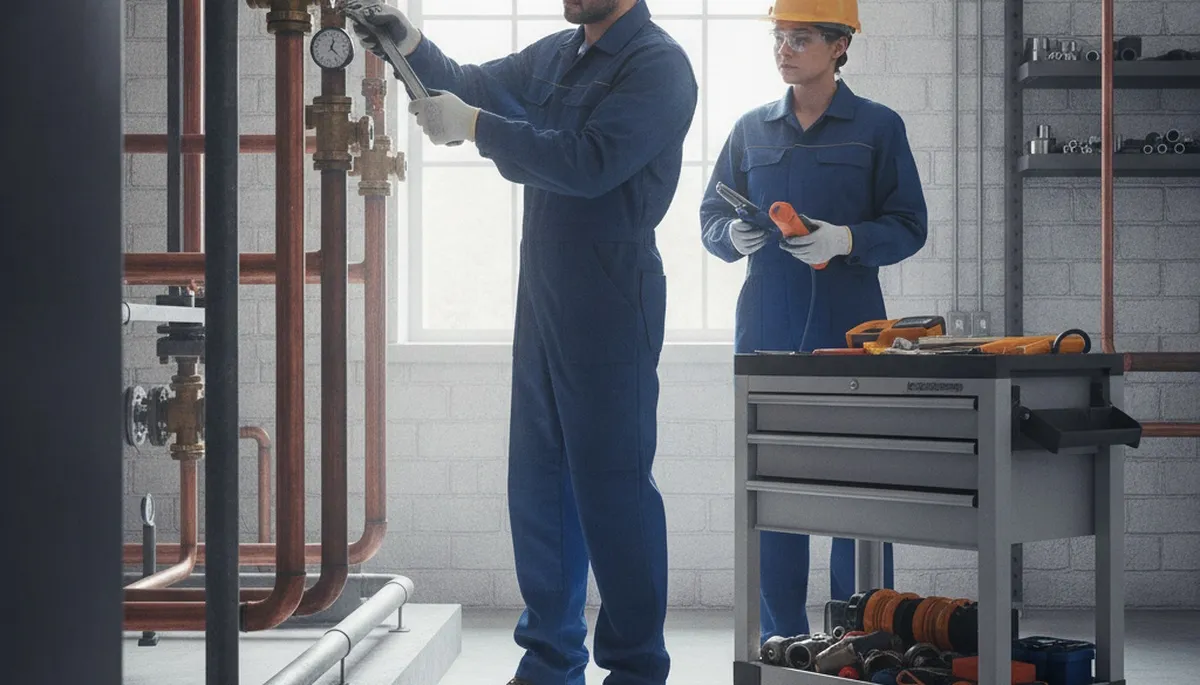 Savannah, GA plumber repairing a home pipe for fast, reliable plumbing service