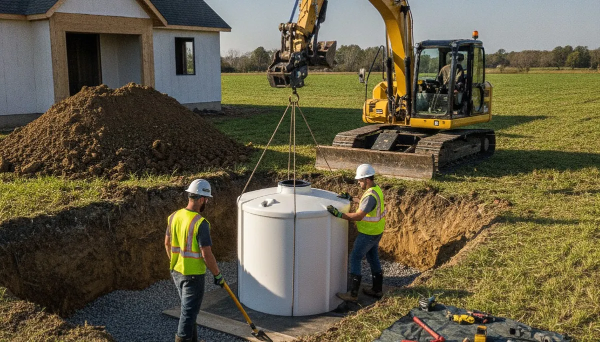 Septic tank installation for Savannah, GA homes by On Call Plumbers